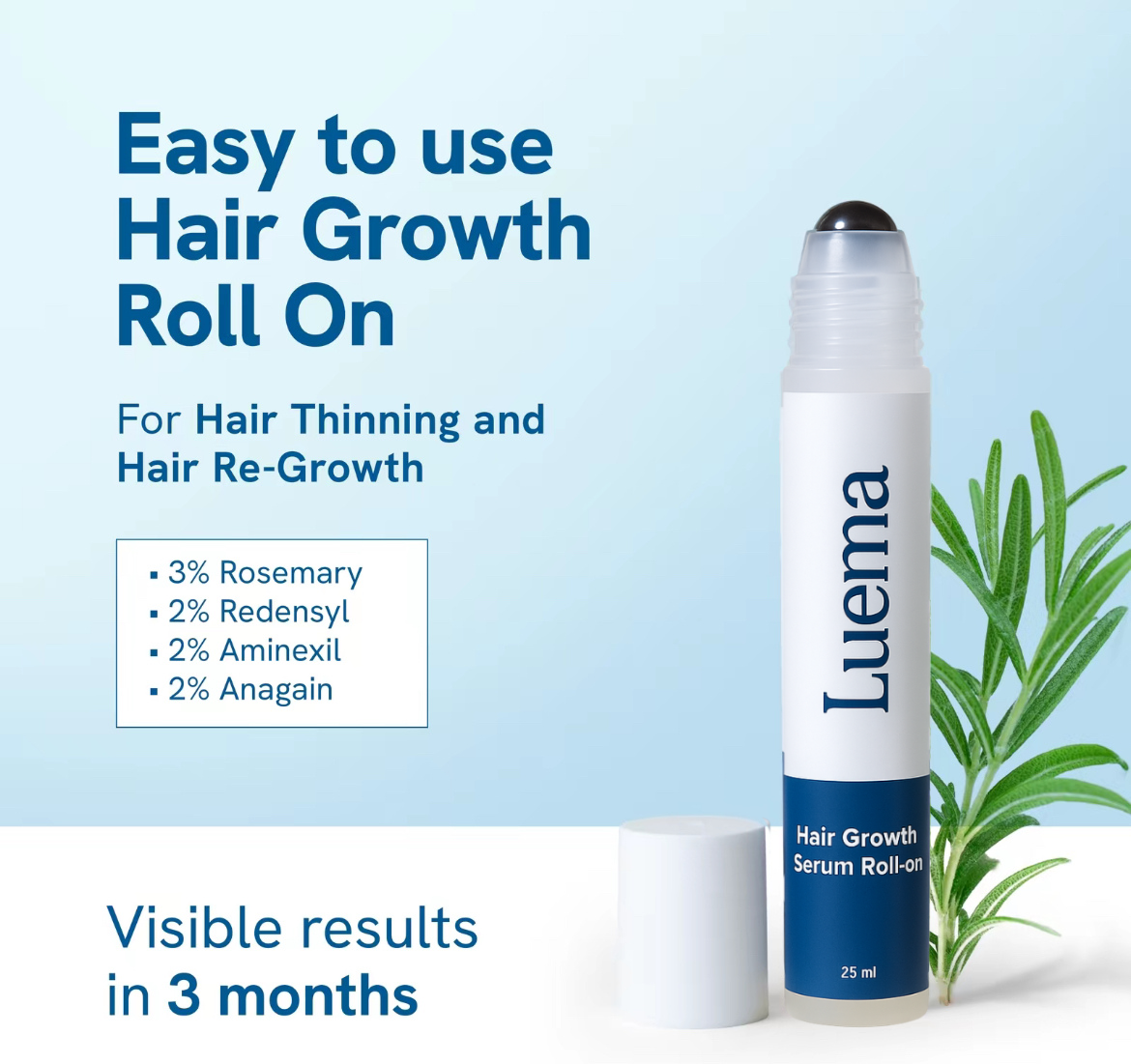 Luema Roll On Hair Growth Serum