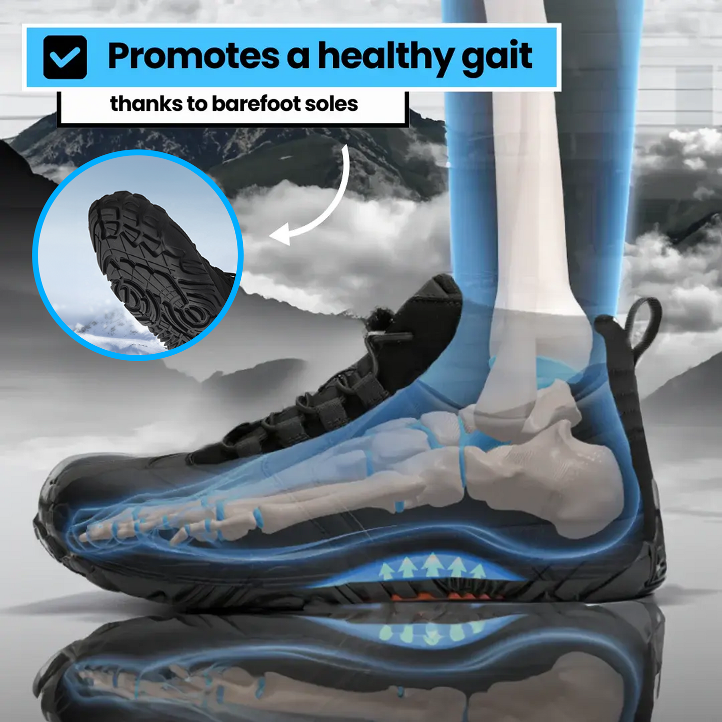 Solenoir™ IceGrip - Winter Barefoot Shoes